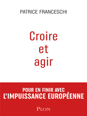 cover image of Croire et agir